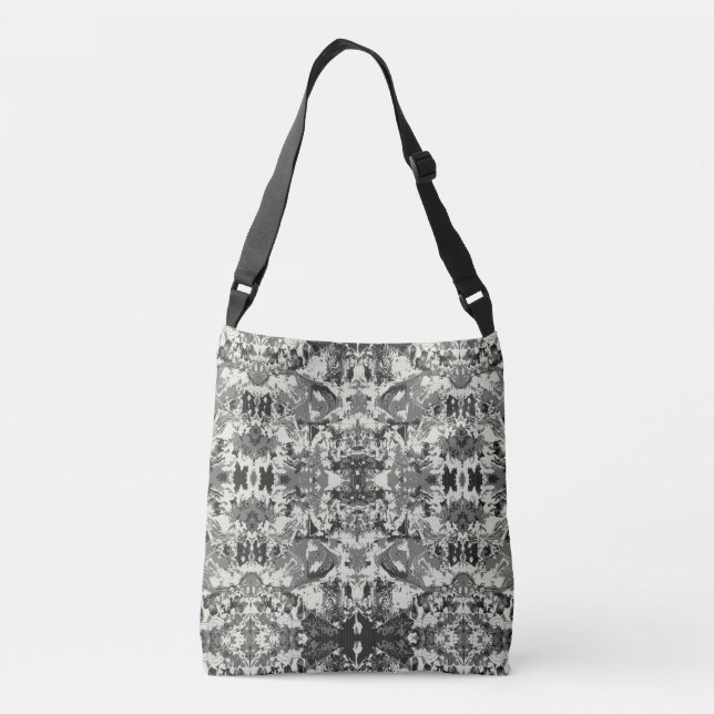 Sac Ajustable Motif de mode exclusif noir et blanc (Dos)