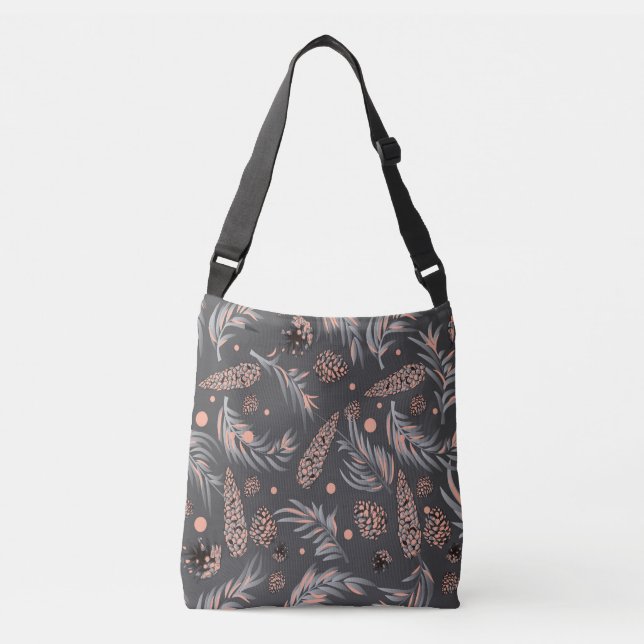 Sac Ajustable Motif de Noël, Pine Snow (Devant)