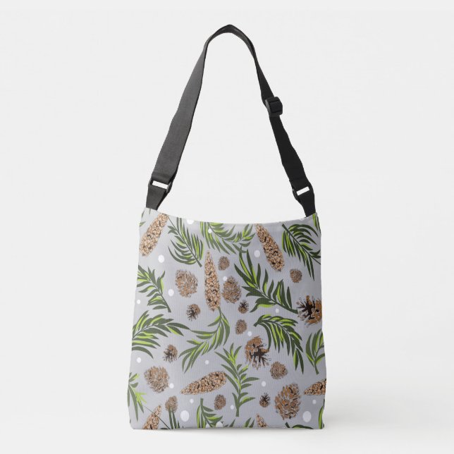 Sac Ajustable Motif de Noël, Pine Snow 10 (Devant)