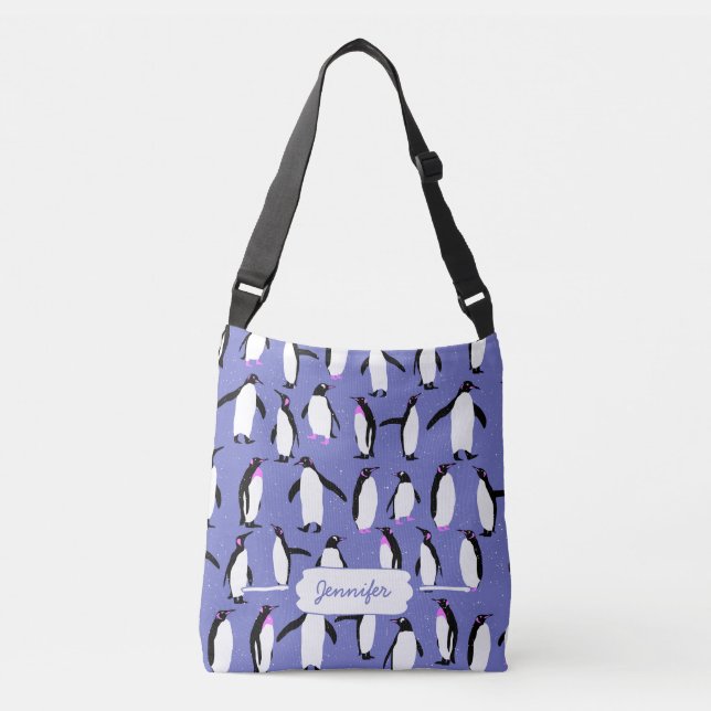 Sac Ajustable Motif de pingouin d'hiver mignon (Devant)