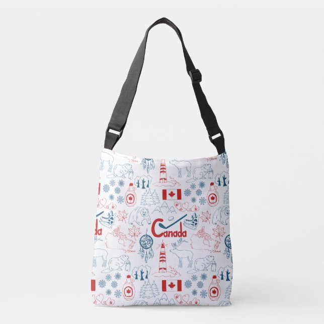 Sac Ajustable Motif de symboles du Canada | (Devant)