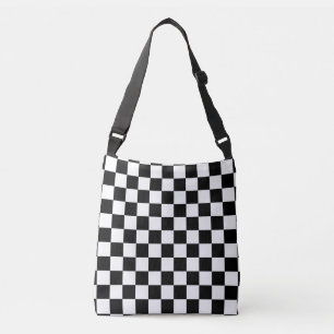 Sac Ajustable Motif de tableau de bord noir et blanc