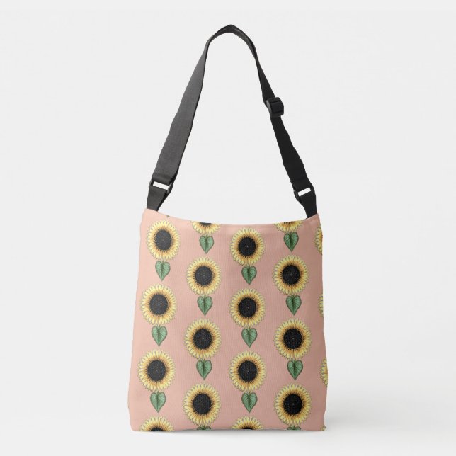Sac Ajustable Motif de tournesol mignon (Devant)
