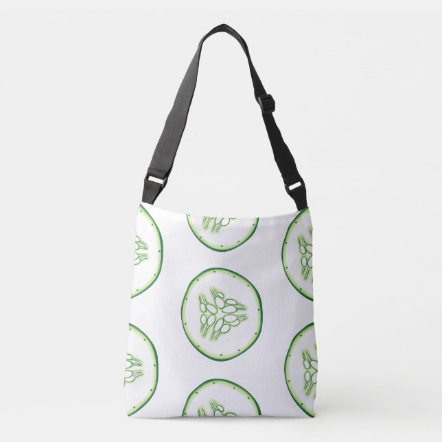 Sac Ajustable Motif de tranches de concombre (Devant)