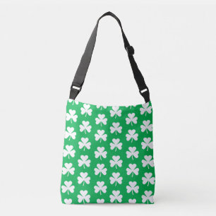 Sac Ajustable Motif de trèfle vert et blanc