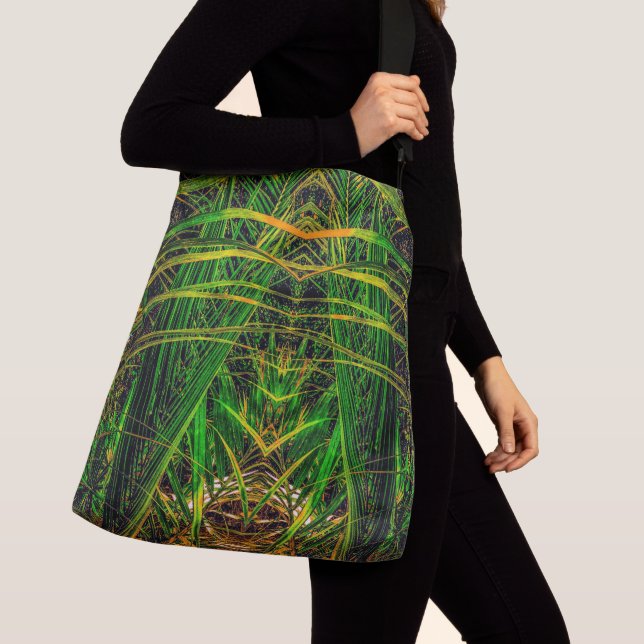 Sac Ajustable Motif des Verts tropicaux (De près)