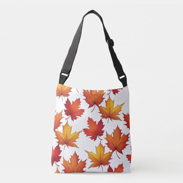 Sac Ajustable Motif Feuille de Red Maple. Motif d'automne (Devant)
