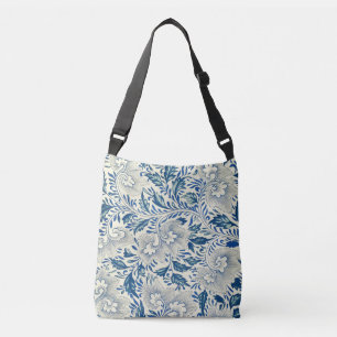 Sac Ajustable Motif Floral bleu Antique Design asiatique