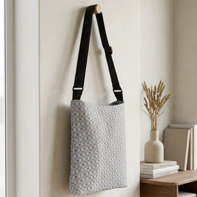 Sac Ajustable Motif Géométrique Abstrait Moderne à Arcs Concentr (Créateur téléchargé)