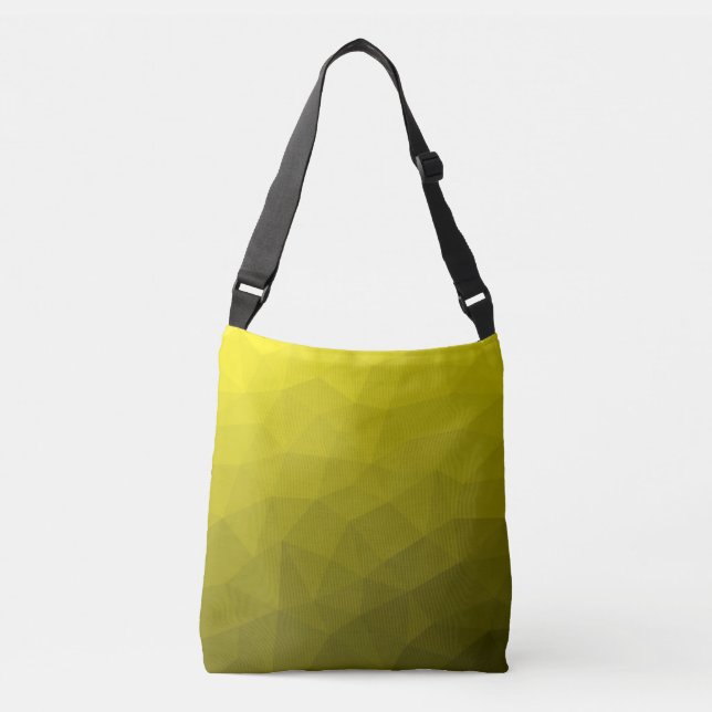 Sac Ajustable Motif géométrique dégradé foncé jaune (Devant)