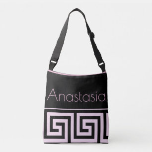Sac Ajustable Motif grec rose sur les femmes noires