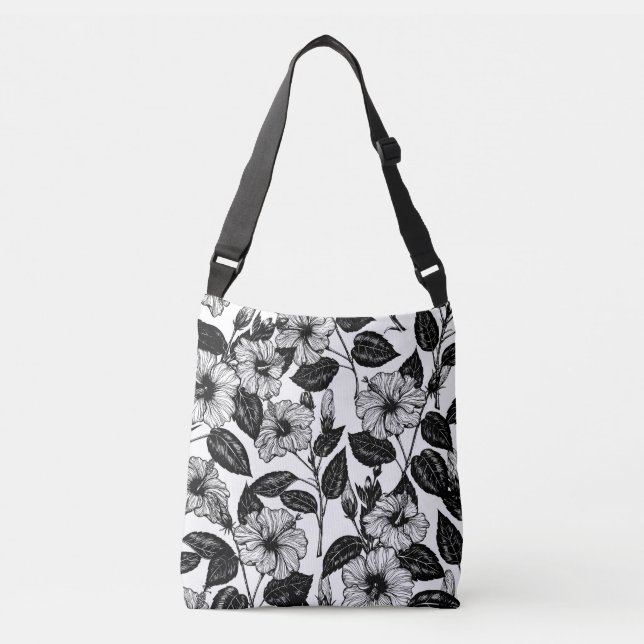 Sac Ajustable Motif Hibiscus (Devant)