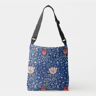 Sac Ajustable Motif Indigo Floral Tulipe Vintage William Morris