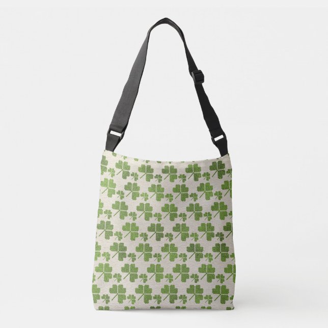 Sac Ajustable Motif irlandais de trèfle de shamrock (Devant)