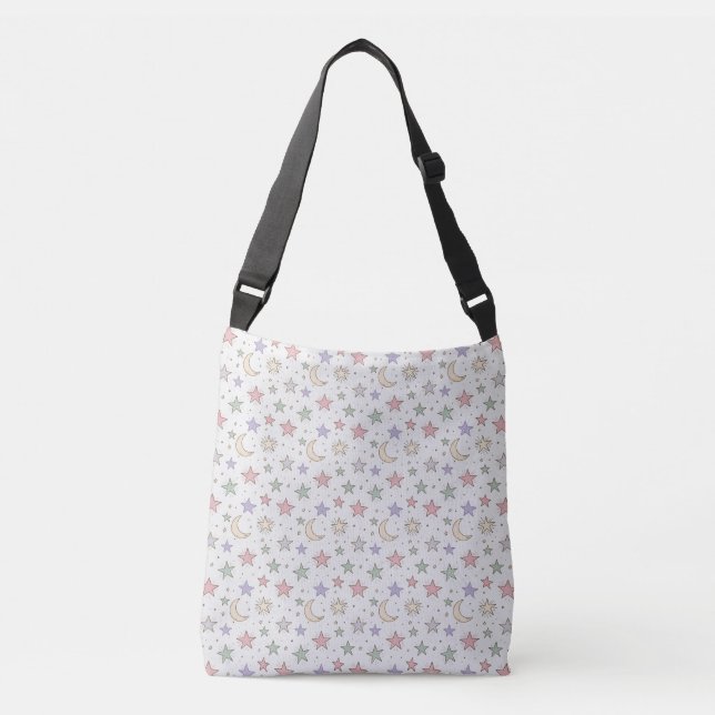 Sac Ajustable Motif Lune Étoile Fantaisiste (Devant)