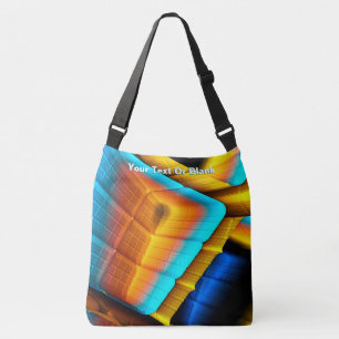 Sac Ajustable Motif métallique bleu-or 33