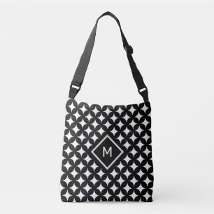 Sac Ajustable Motif monogramme et étoile à quatre branches sur f