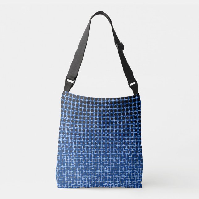 Sac Ajustable Motif net 11.black.wx4.5k Bleu BG (Devant)