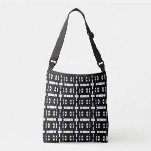 Sac Ajustable Motif noir blanc élégant