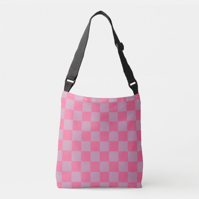 Sac Ajustable Motif Pink Checkerboard (Devant)