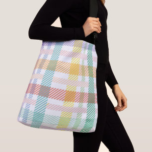Sac Ajustable Motif Plaid clair couleur