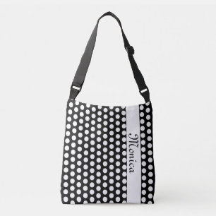 Sac Ajustable motif pois blanc + votre backgr. & idées