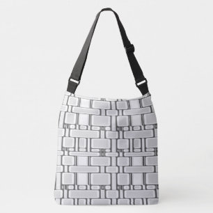 Sac Ajustable Motif rectangulaire blanc neutre