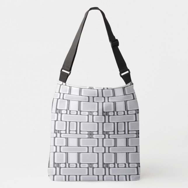 Sac Ajustable Motif rectangulaire blanc neutre (Devant)