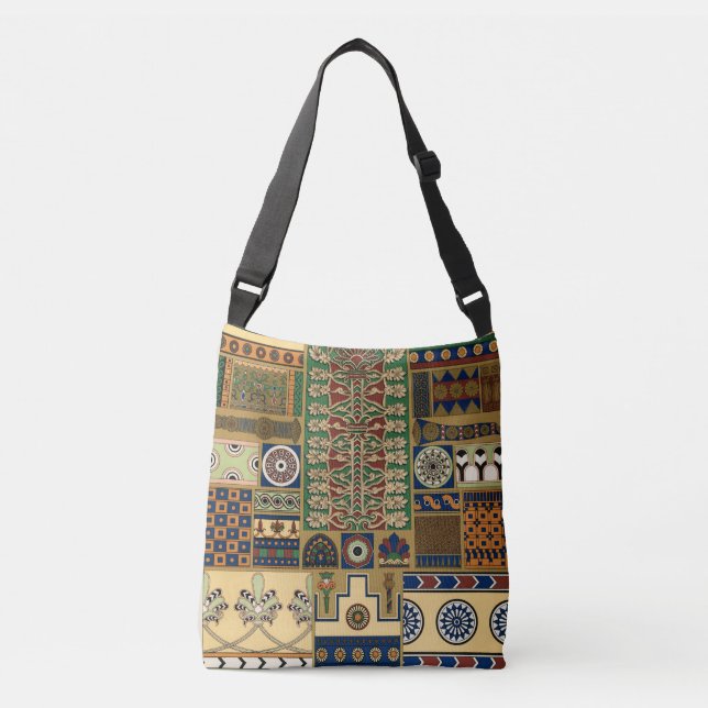 Sac Ajustable Motif rétro assyrien (Devant)