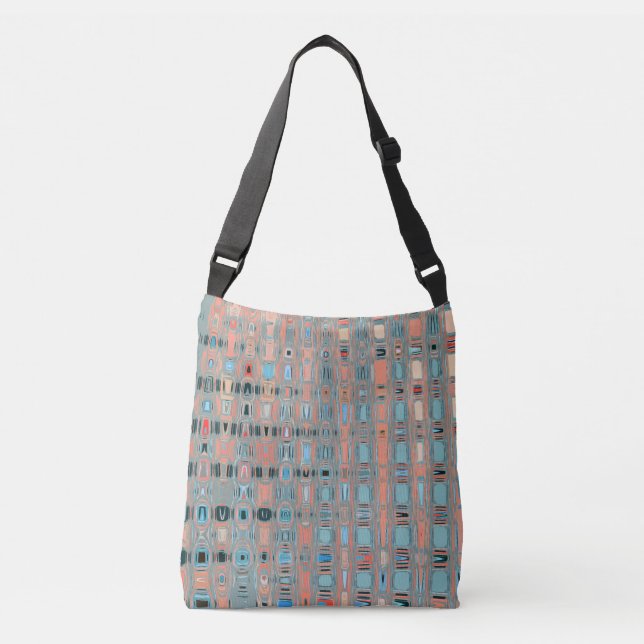 Sac Ajustable Motif rose Bleu Terre (Devant)