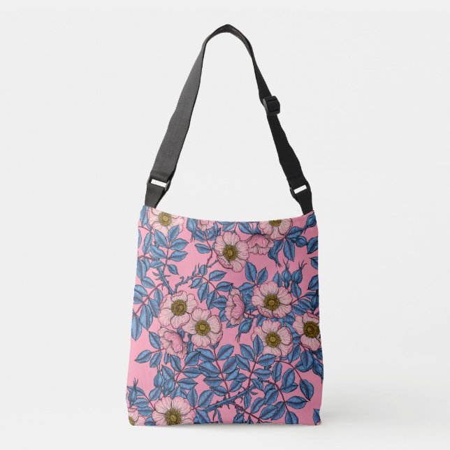 Sac Ajustable Motif rose de chien (Devant)