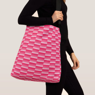 Sac Ajustable Motif rouge rose rayé