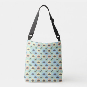 Sac Ajustable Motif sans couture de silhouette de dinosaure préh