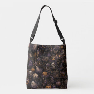 Sac Ajustable Motif sans couture gothique vintage pour Halloween