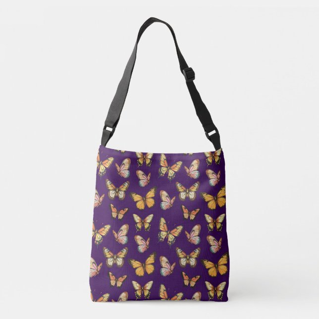 Sac Ajustable Motif sans papillon. Papillon monarque (Dos)