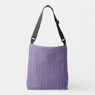 Sac Ajustable Motif textile vintage pourpre damassé ornement