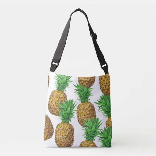 Sac Ajustable Motif transparent avec ananas (Devant)