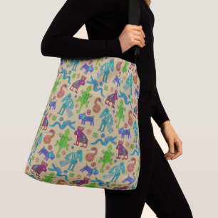 Sac Ajustable Motif tribal primitif de la culture mexicaine afri