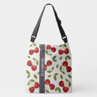 motifs de fruits aux cerises rouges