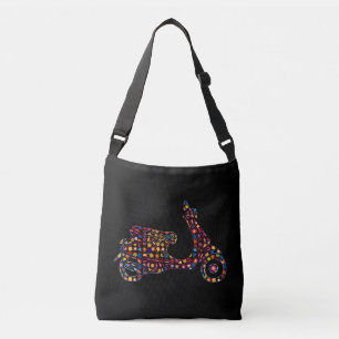 Sac Ajustable Motocyclette à moteur à fleurs