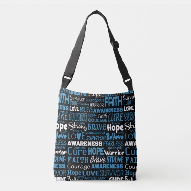 Sac Ajustable Mots de sensibilisation...Dystonie (Devant)