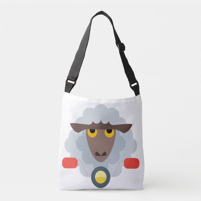 Sac Ajustable Moutons sur moto (Devant)