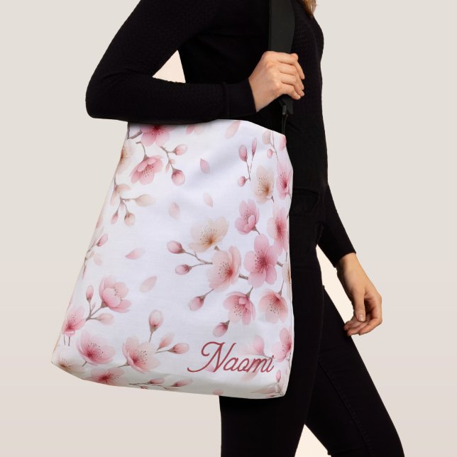 Sac Ajustable Mouvement Sakura Motif Sans Couture | Sur-Mesure F (De près)