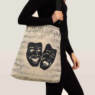 Sac Ajustable Musique antique et masques de théâtre