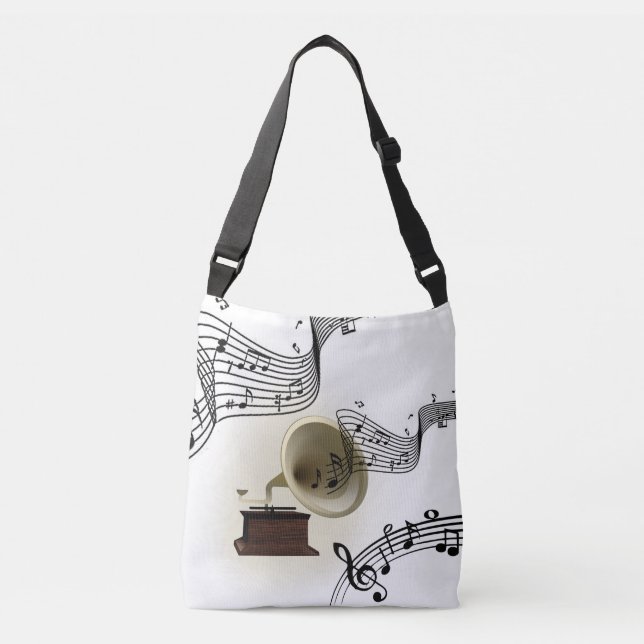 Sac Ajustable Musique et conception de gramophone (Devant)