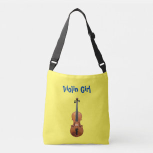 Sac Ajustable Musique mignonne Violon Fille Bleu et Jaune