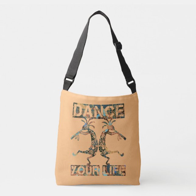 Sac Ajustable Native Americans Kokopelli - Dance Your Life 1 (Devant)