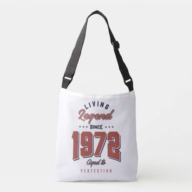 Sac Ajustable Né en 1972 Anniversaire (Devant)