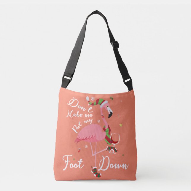 Sac Ajustable Ne me fais pas mettre le pied vers le bas Flamant  (Devant)