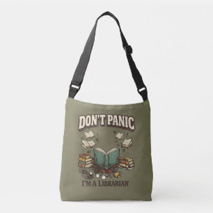 Sac Ajustable Ne paniquez pas, je suis bibliothécaire, conceptio